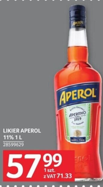 Selgros LIKIER APEROL 11% 1 L oferta