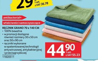 Selgros RĘCZNIK GRANO 70 x 140 CM oferta