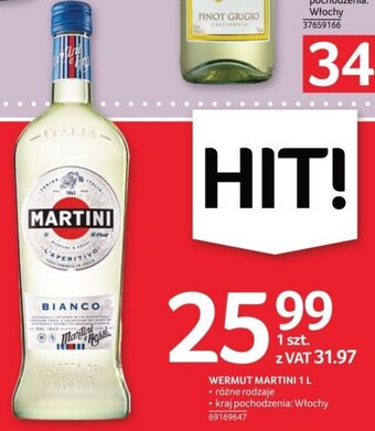 Selgros WERMUT MARTINI 1 L oferta