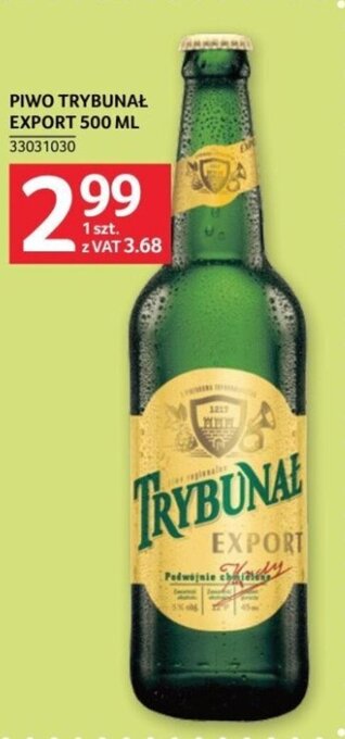Selgros PIWO TRYBUNAŁ EXPORT 500 ML oferta