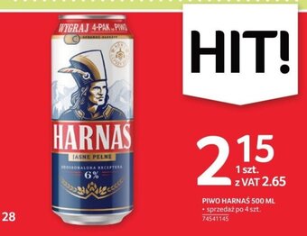 Selgros PIWO HARNAŚ 500 ML oferta