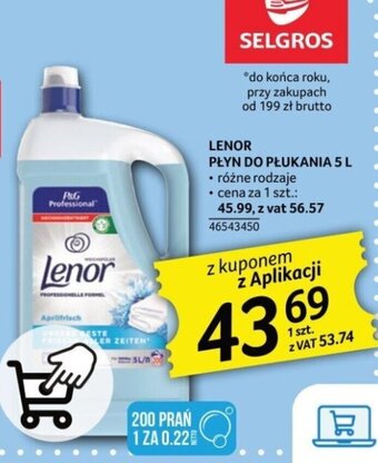 Selgros LENOR PŁYN DO PŁUKANIA 5 L oferta