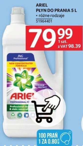 Selgros ARIEL PŁYN DO PRANIA 5 L oferta