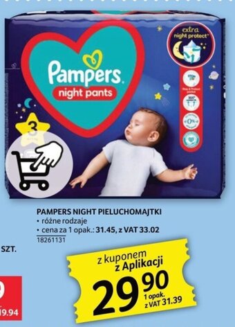 Selgros PAMPERS NIGHT PIELUCHOMAJTKI oferta
