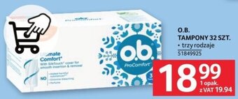 Selgros O.B. TAMPONY 32 SZT. oferta