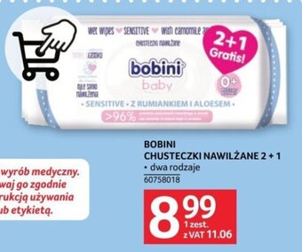 Selgros BOBINI CHUSTECZKI NAWILŻANE 2 + 1 oferta
