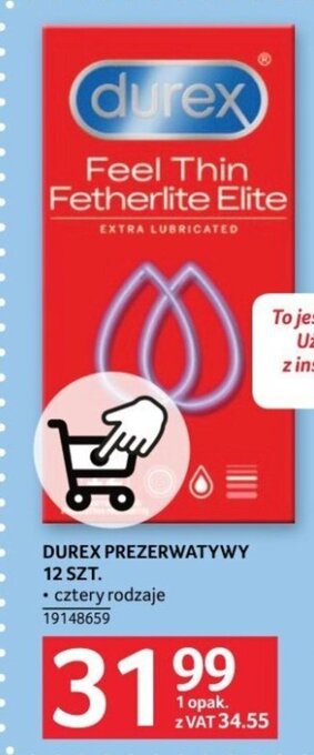 Selgros DUREX PREZERWATYWY 12 SZT. oferta