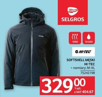 Selgros SOFTSHELL MĘSKI HI-TEC oferta