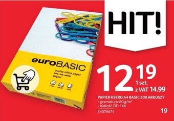 Selgros PAPIER KSERO A4 BASIC 500 ARKUSZY oferta