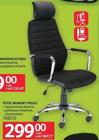 Selgros FOTEL BIUROWY PEGAZ oferta