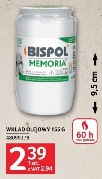 WKŁAD OLEJOWY 155 G