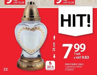 Selgros ZNICZ SERCE 100 G oferta