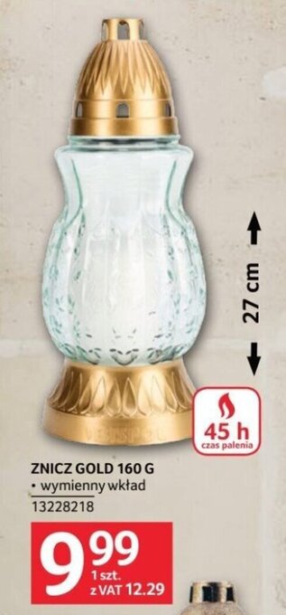 Selgros ZNICZ GOLD 160 G oferta
