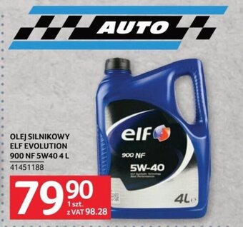 Selgros OLEJ SILNIKOWY ELF EVOLUTION 900 NF 5W40 4 L oferta