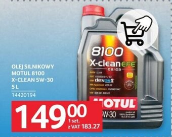 Selgros OLEJ SILNIKOWY MOTUL 8100 X-CLEAN 5W-30 5 L oferta