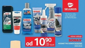 Selgros SONAX KOSMETYKI SAMOCHODOWE oferta