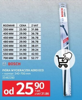 Selgros BOSCH PIÓRA WYCIERACZEK AERO ECO oferta