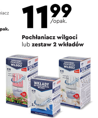 Biedronka Pochłaniacz wilgoci / zestaw 2 wkładów oferta