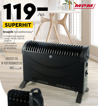 Biedronka MPM Grzejnik konwektorowy oferta