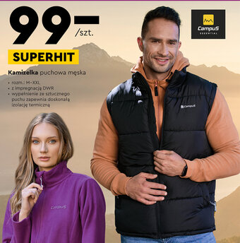 Biedronka Campus Kamizelka puchowa męska oferta