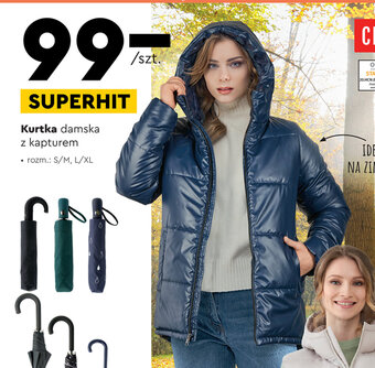 Biedronka CLEVÉ Kurtka damska z kapturem oferta