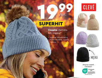 Biedronka CLEVÉ Czapka damska lub męska oferta