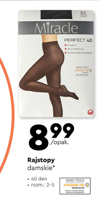 Biedronka Rajstopy damskie oferta