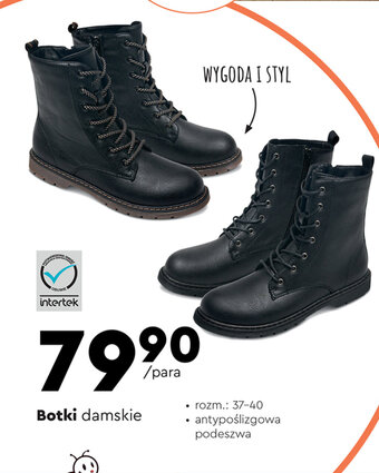 Biedronka Botki damskie para oferta