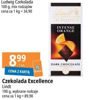 E.Leclerc Czekolada Excellence Lindt 100 g oferta