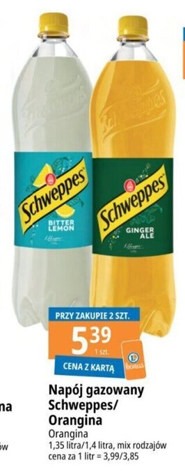 E.Leclerc Napój gazowany Schweppes / Orangina 1,35 l oferta
