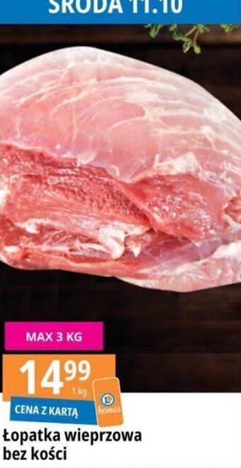 E.Leclerc Łopatka wieprzowa bez kości 1 kg oferta