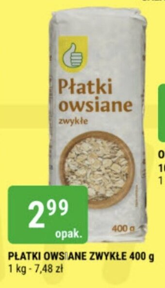 bi1 PŁATKI OWSIANE ZWYKŁE 400 g oferta