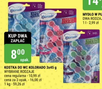 bi1 KOSTKA DO WC KOLORADO 3 x 45 g oferta
