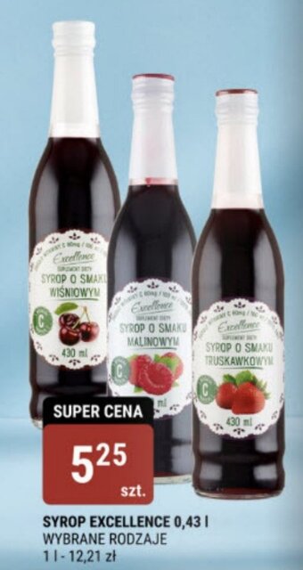 bi1 SYROP EXCELLENCE 0,43 l oferta