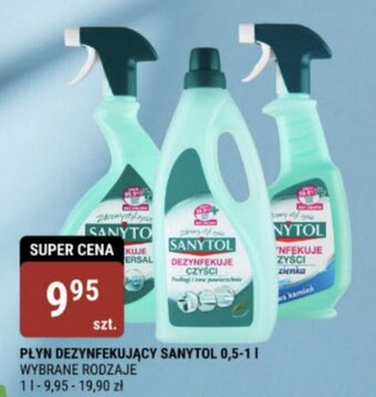 PŁYN DEZYNFEKUJĄCY SANYTOL 0,5-1 l