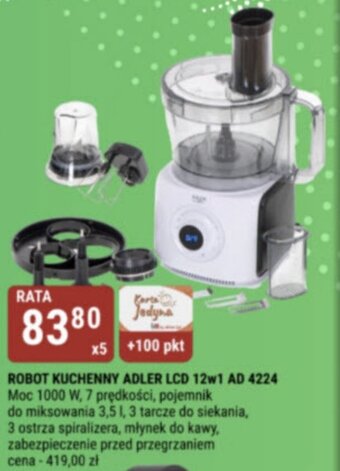 bi1 ROBOT KUCHENNY ADLER LCD 12w1 AD 4224 oferta