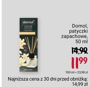 Rossmann Patyczki zapachowe domol oferta