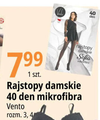 E.Leclerc Rajstopy damskie 40 den mikrofibra Vento oferta