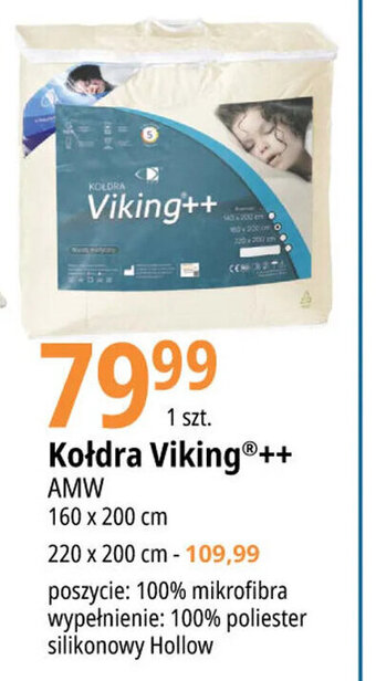 Kołdra Viking++ AMW 160x200cm