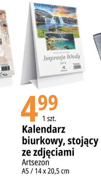 E.Leclerc Kalendarz biurkowy stojący ze zdjęciami Artsezon oferta