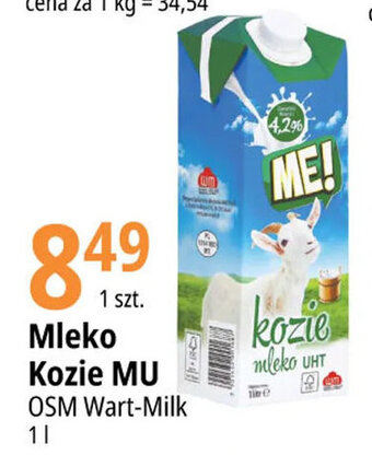 E.Leclerc Mleko Kozie MU OSM Wart-Milk 1l oferta