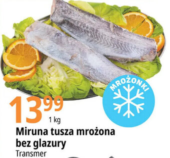 E.Leclerc Miruna tusza mrożona bez glazury Transmer 1kg oferta