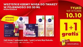 WSZYSTKIE KREMY NIVEA DO TWARZY W POJEMNOŚCI DO 50 ML