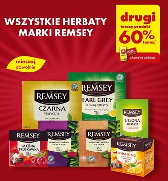 Biedronka WSZYSTKIE HERBATY MARKI REMSEY oferta