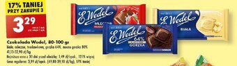 Biedronka Czekolada Wedel, 80-100 g oferta