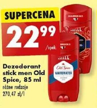 Biedronka Dezodorant stick men Old Spice, 85 ml oferta