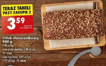 Biedronka Chleb słonecznikowy, 480 g oferta