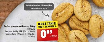 Biedronka Bułka poranna fitness, 80 g oferta