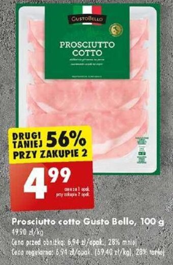 Biedronka Prosciutto Gusto Bello, 100 g oferta