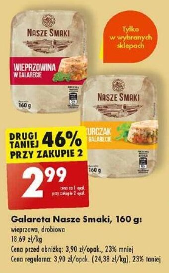 Biedronka Galareta Nasze Smaki, 160 g oferta